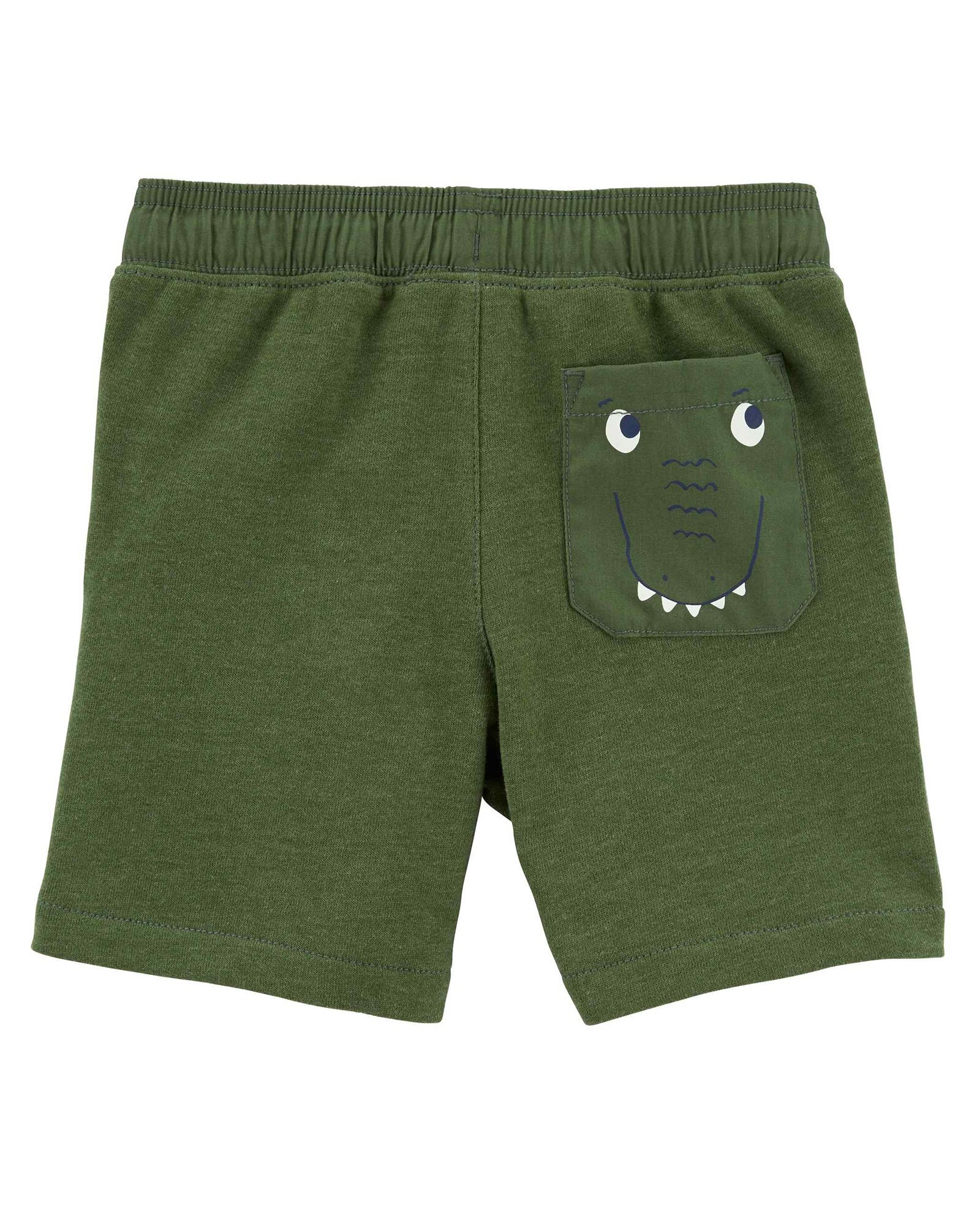 Short infantil com elástico verde Carter's Carter's Oficial