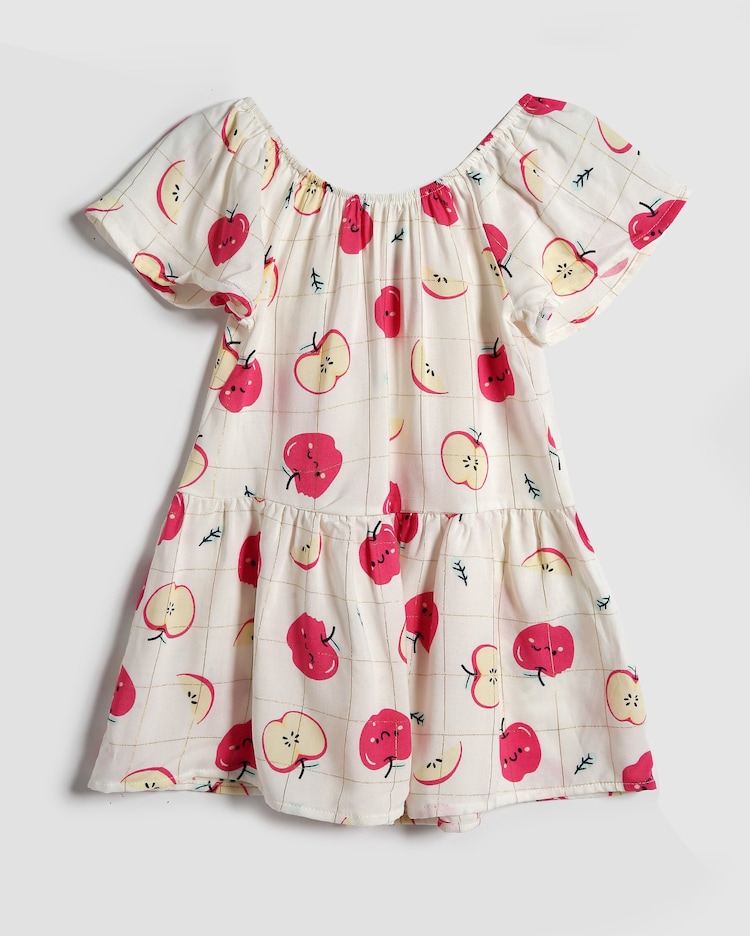 Riachuelo Vestido longo infantil maria maça bege Pool by Riachuelo