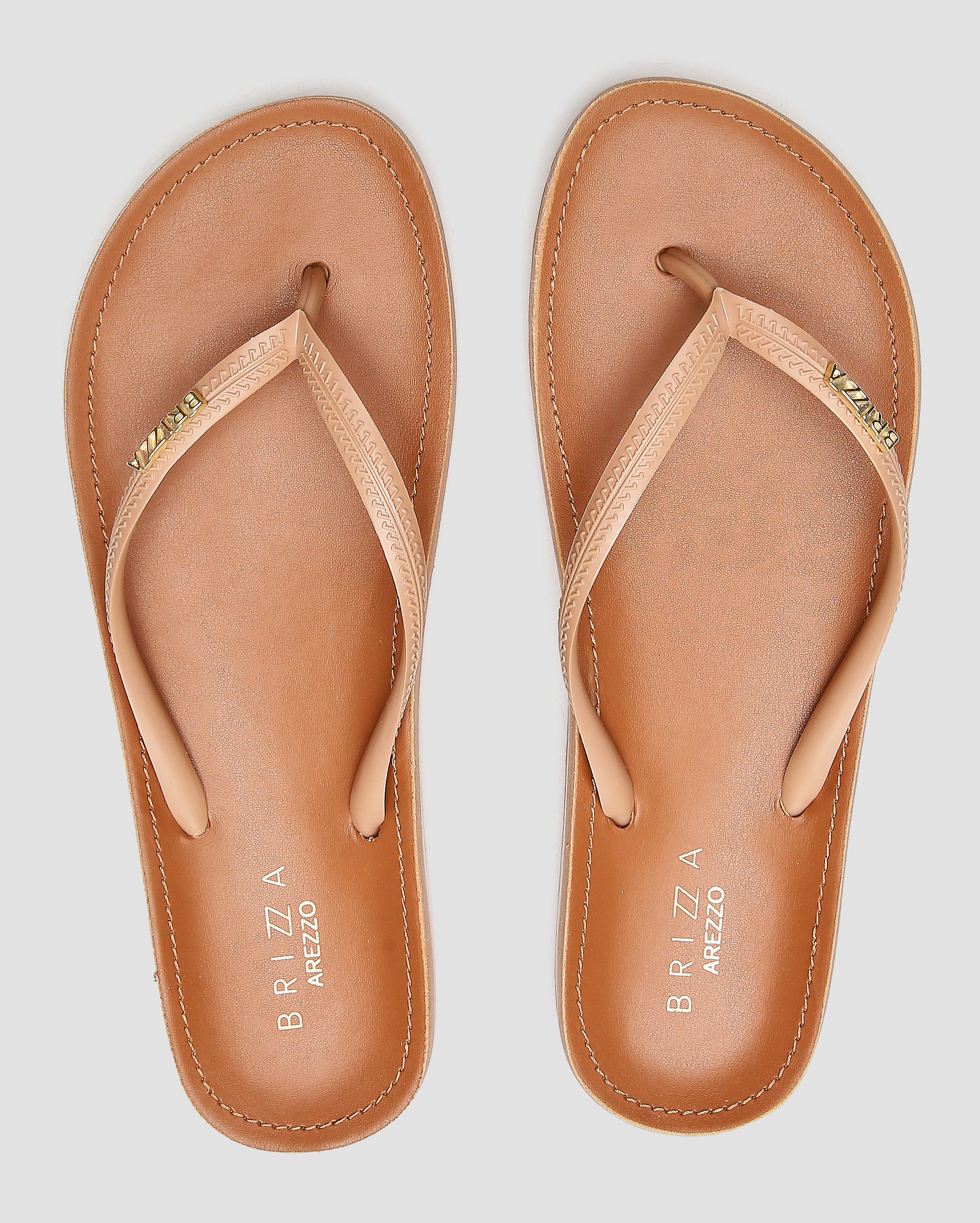 Chinelo feminino fit Brizza bege | Arezzo
