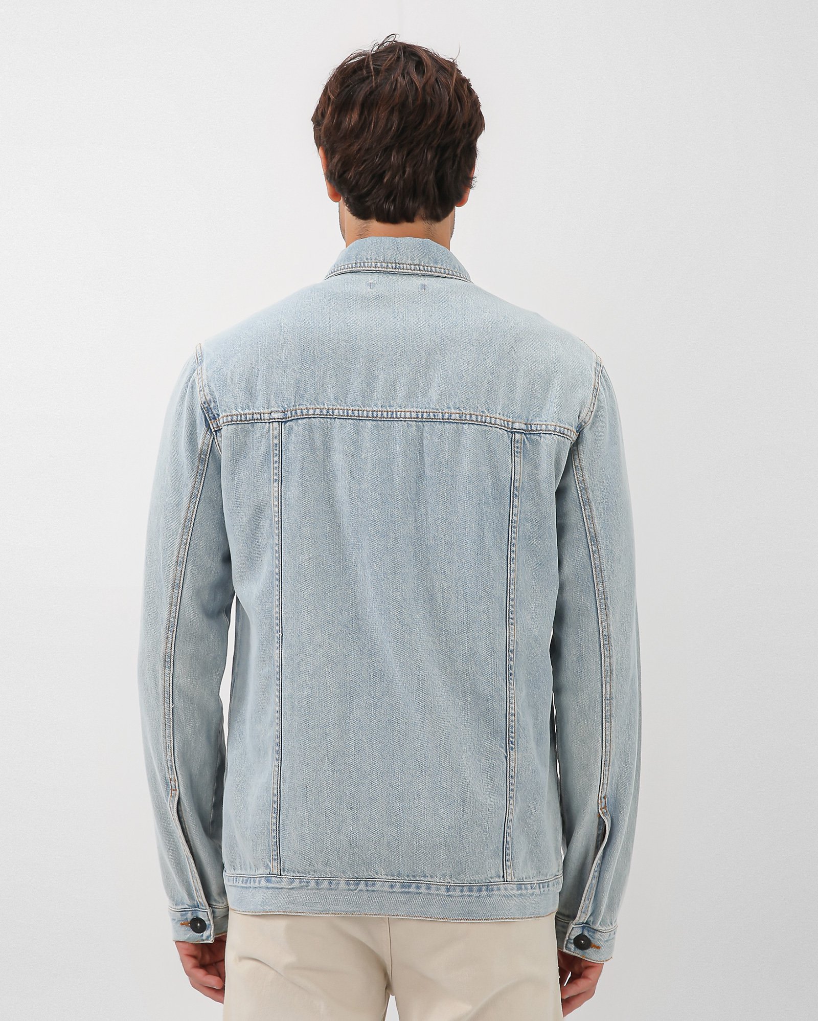 Jaqueta jeans masculina denim claro | Pool Jeans