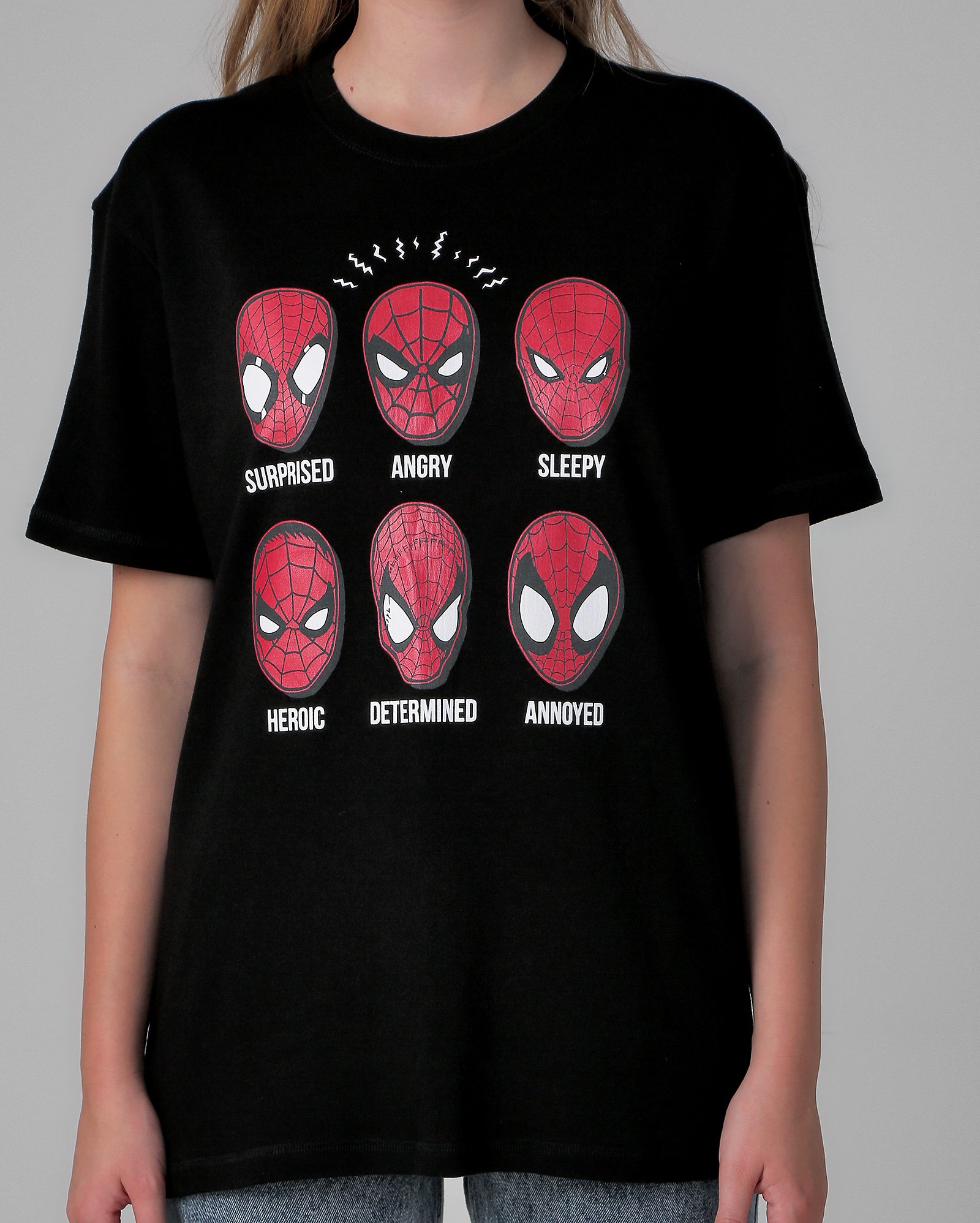 Riachuelo | Camiseta Homem Aranha emoções preta | Marvel