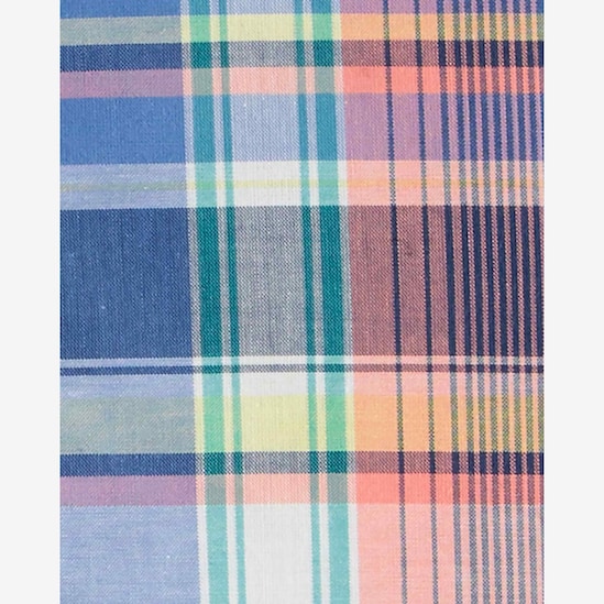 Conjunto curto infantil 2 peças xadrez azul | Carter's