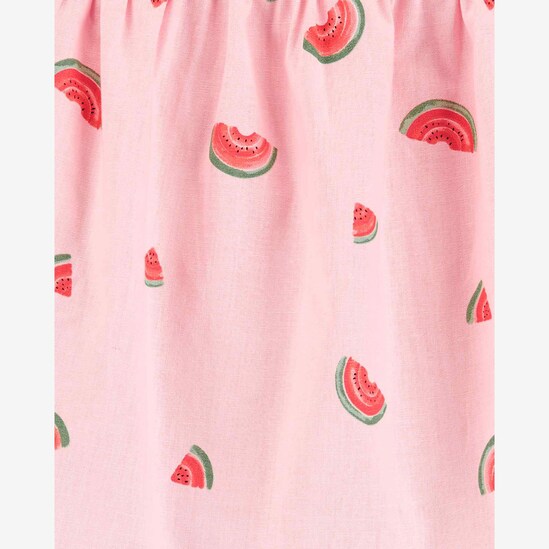Conjunto curto infantil 2 peças melancia rosa | Carter's