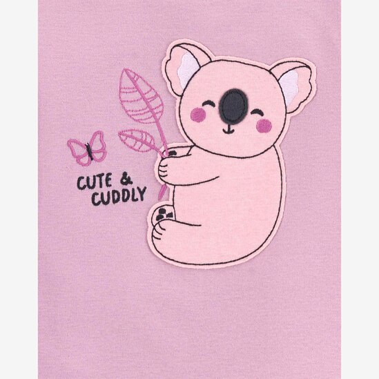 Pijama infantil 4 peças coala e bichinhos rosa | Carter's