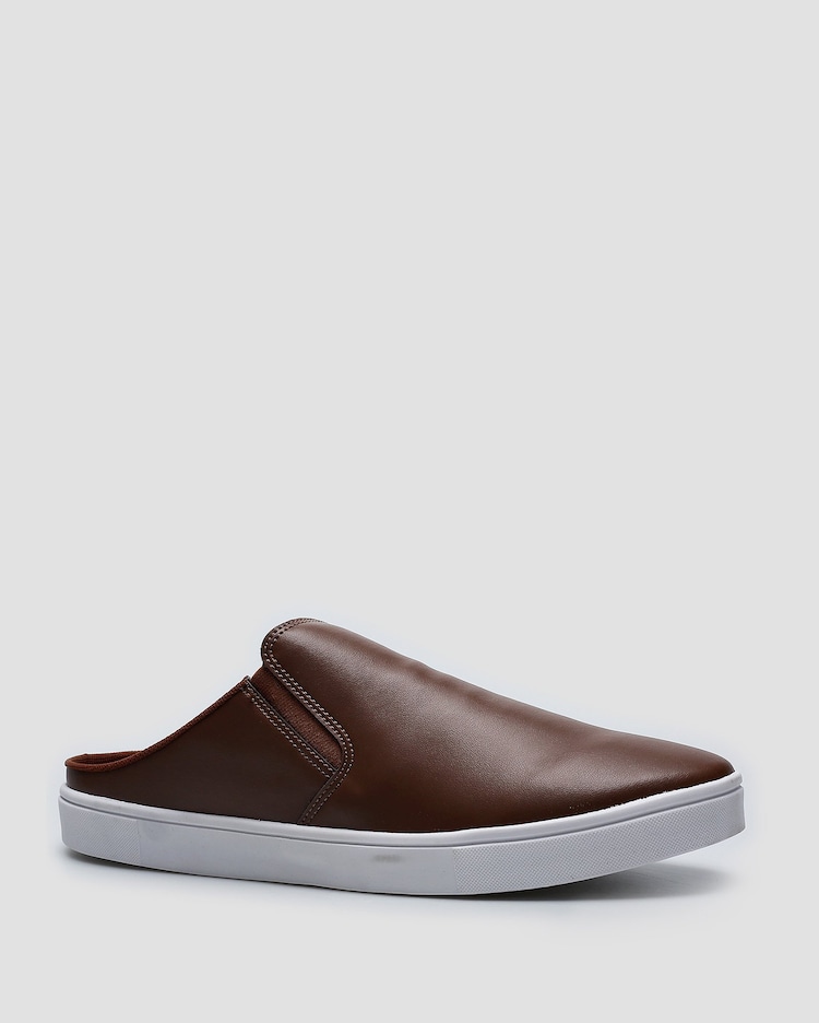 Riachuelo Tênis masculino slip on mule Detroid marrom Riachuelo