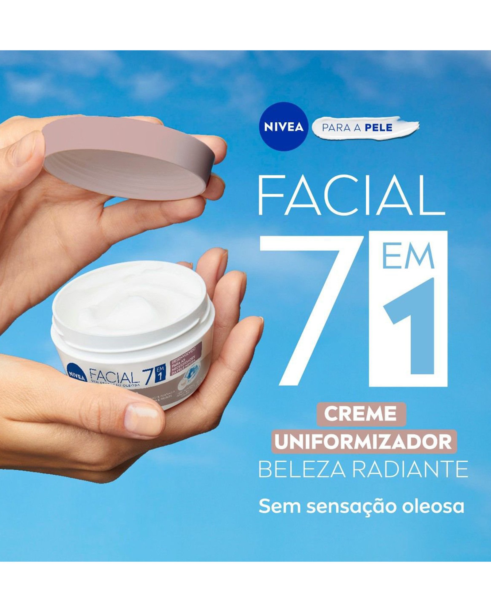 Creme Facial Uniformizador Beleza Radiante 7 em 1 100g | Nivea