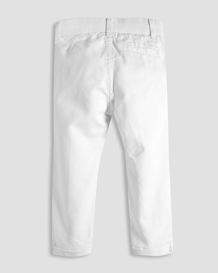 Riachuelo Calça jeans color infantil reta branca Pool by Riachuelo