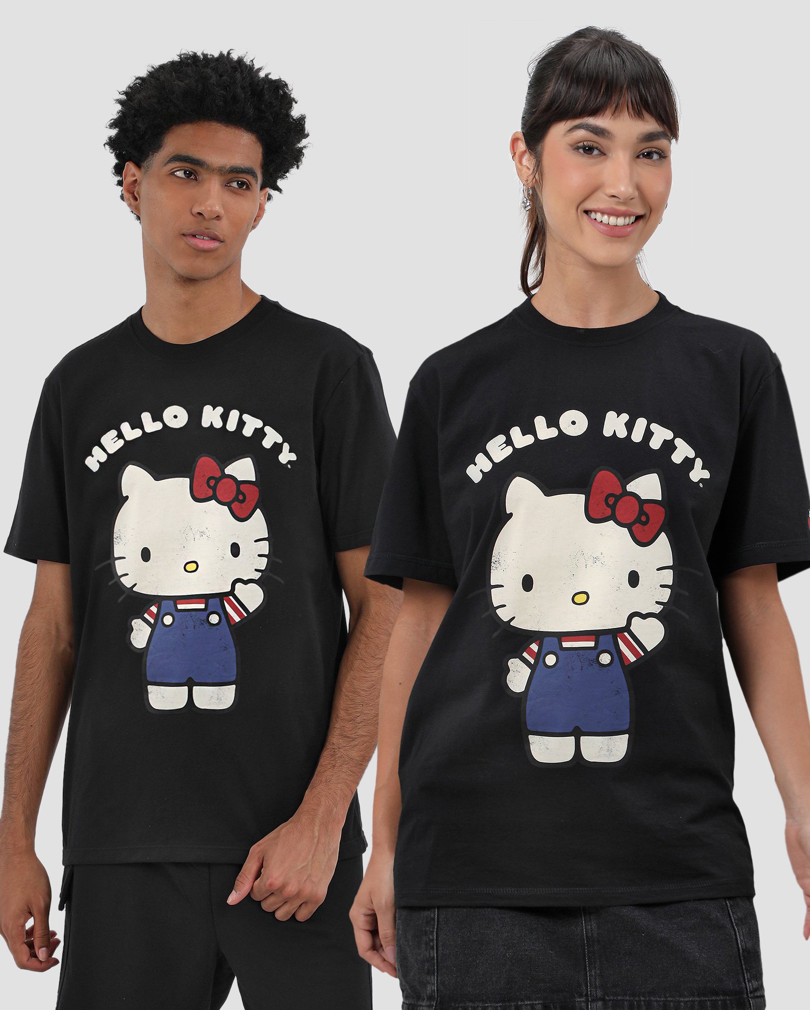Riachuelo | Camiseta regular Hello Kitty preta | FANLAB