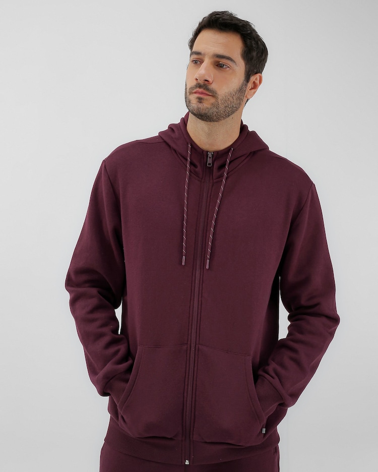 Moletom Masculina Moletom Cor Vinho Riachuelo Blusa De Moletom