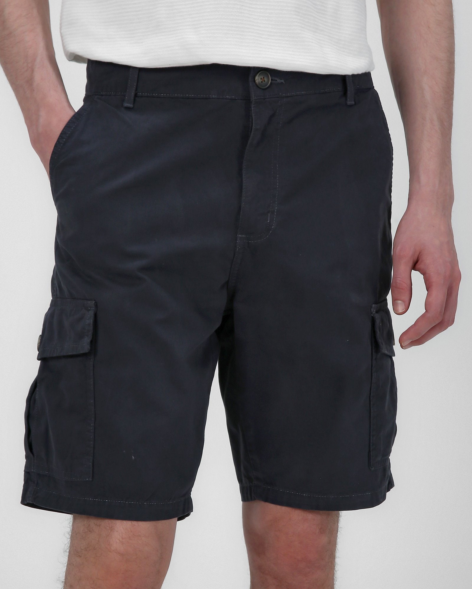 Bermuda jeans masculina cargo azul | Pool Jeans