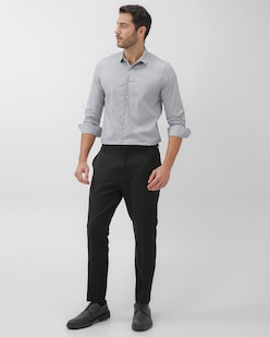 Camisa Social Masculina GIANZEN - Tecido Elástico E Resistente A Rugas