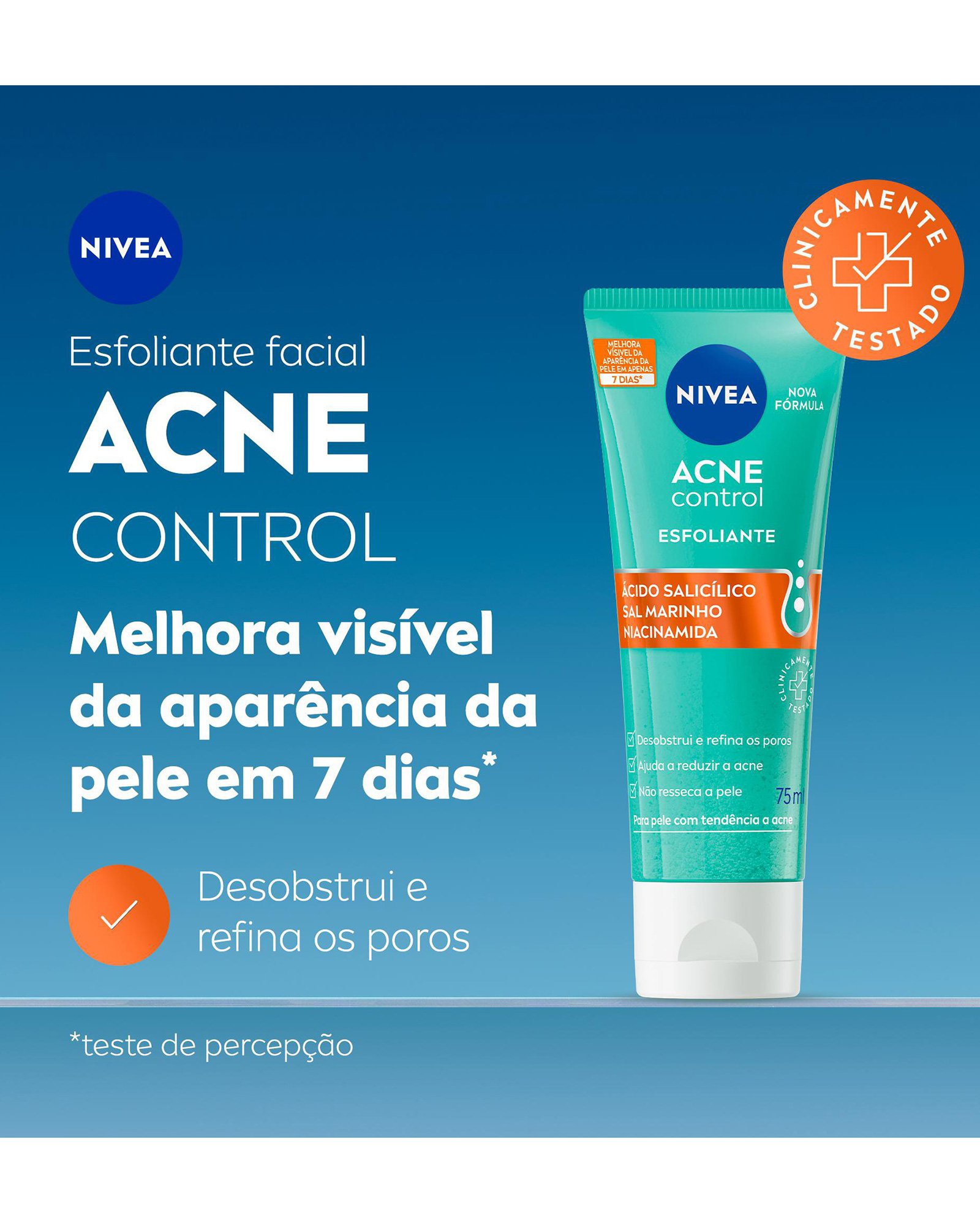 Esfoliante facial acne Control 75ml | Nivea