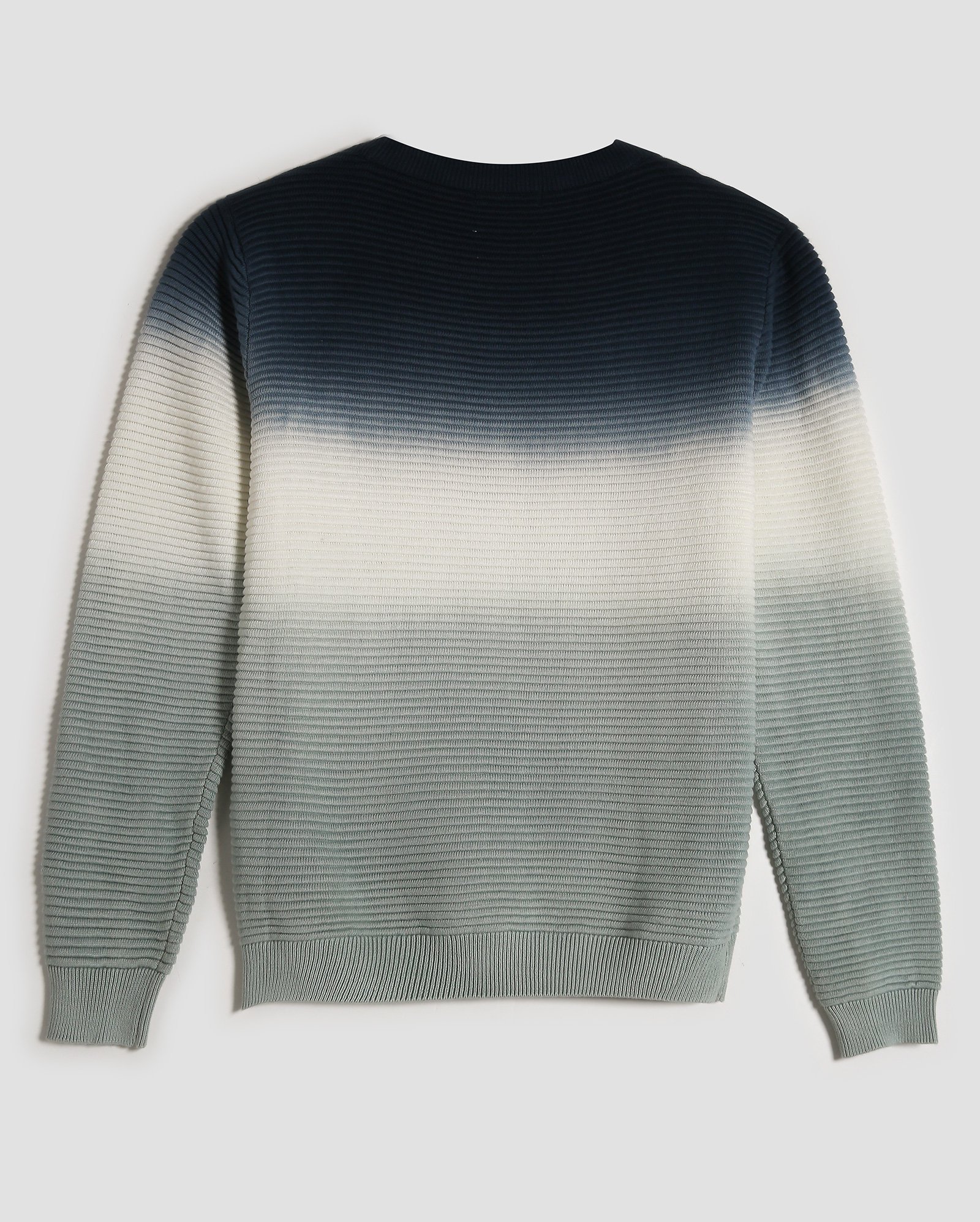 Riachuelo Suéter juvenil degradê tricot azul Y C by Riachuelo