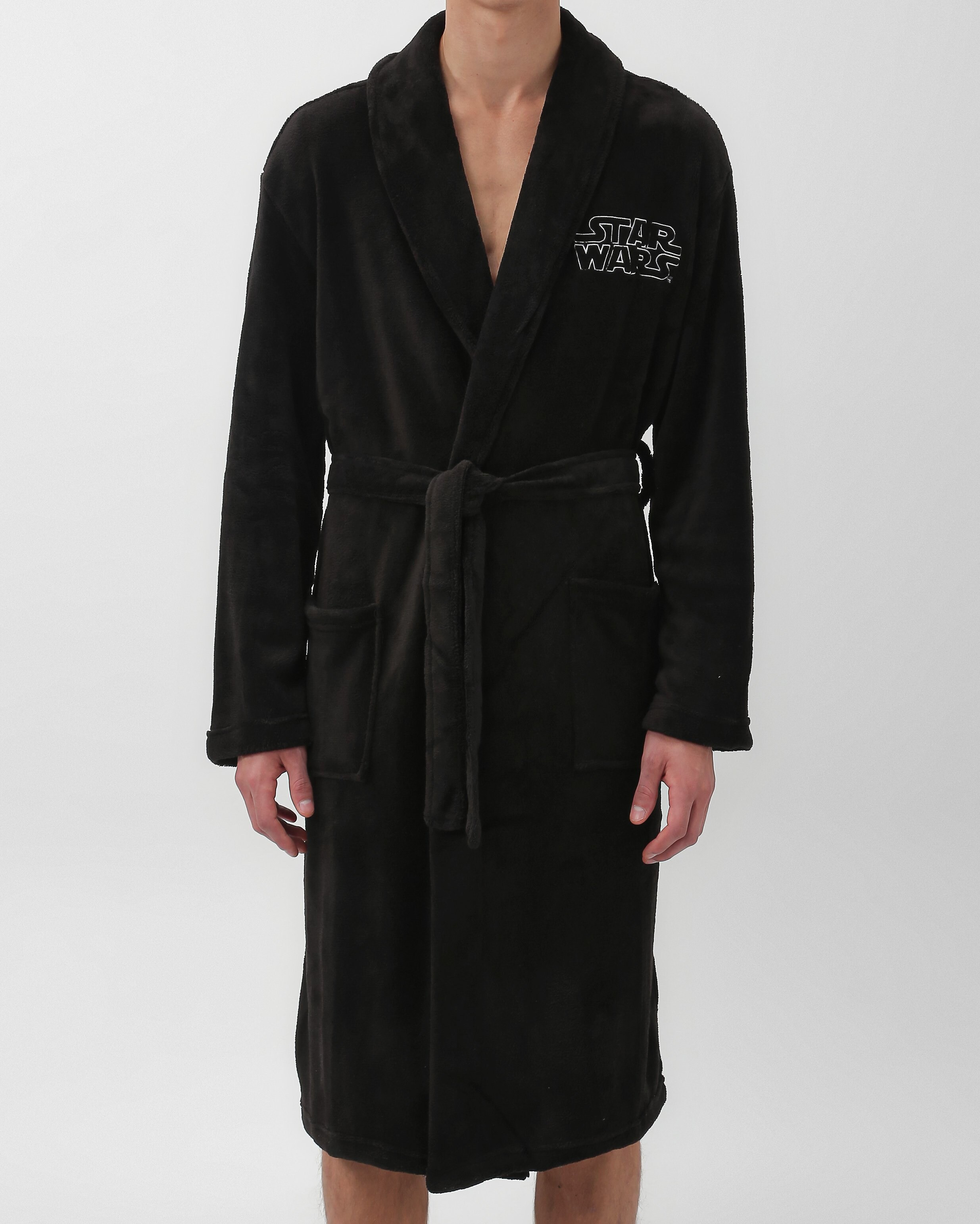Riachuelo | Robe masculino em fleece do Darth Vader preto | Disney