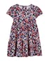 Vestido curto infantil floral azul | Carter's