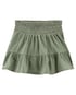 Short-saia infantil babado verde | Carter's