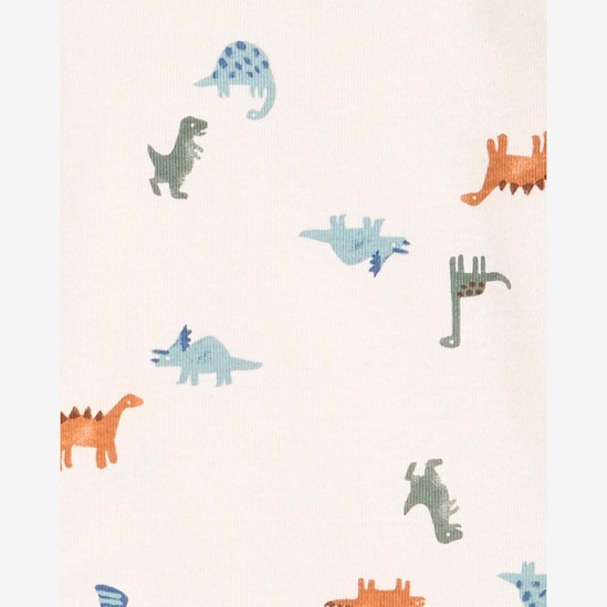 Conjunto longo bebê 3 peças listras e dinossauros verde | Carter's
