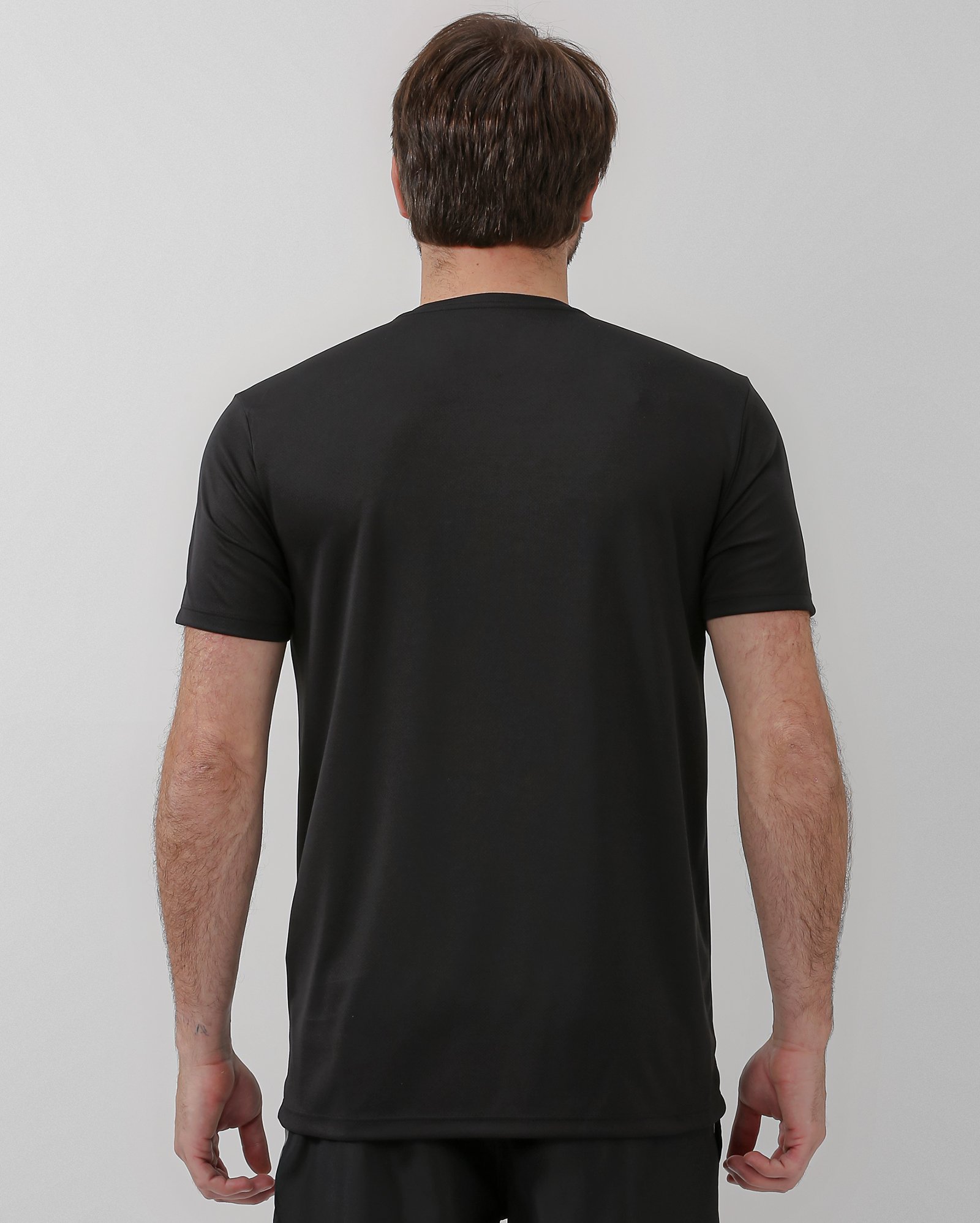 Camiseta esportiva masculina sport fit lisa - Preto | BodyWork by Riachuelo
