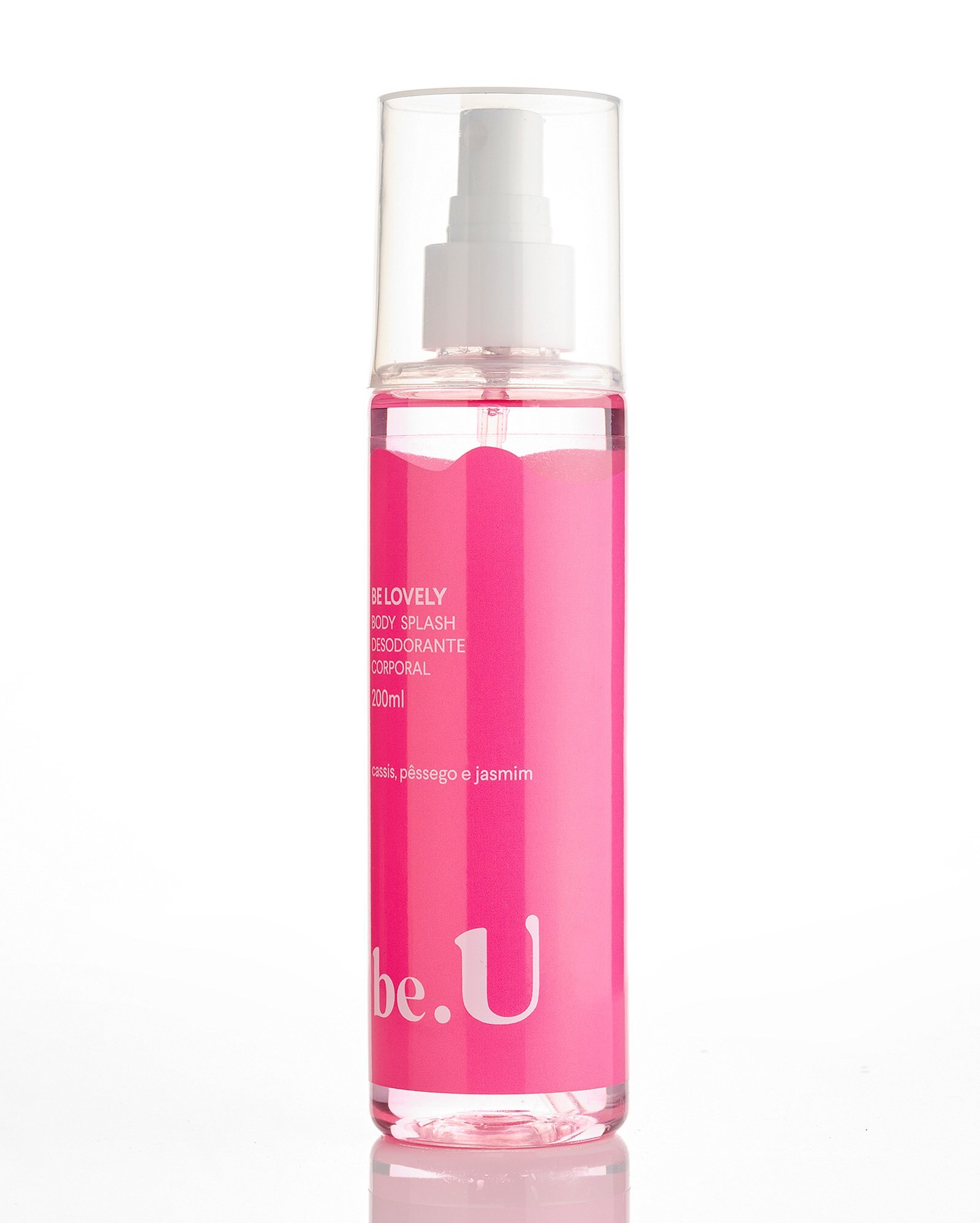 Body splash desodorante corporal be lovely 200ml rosa | be.U by Riachuelo