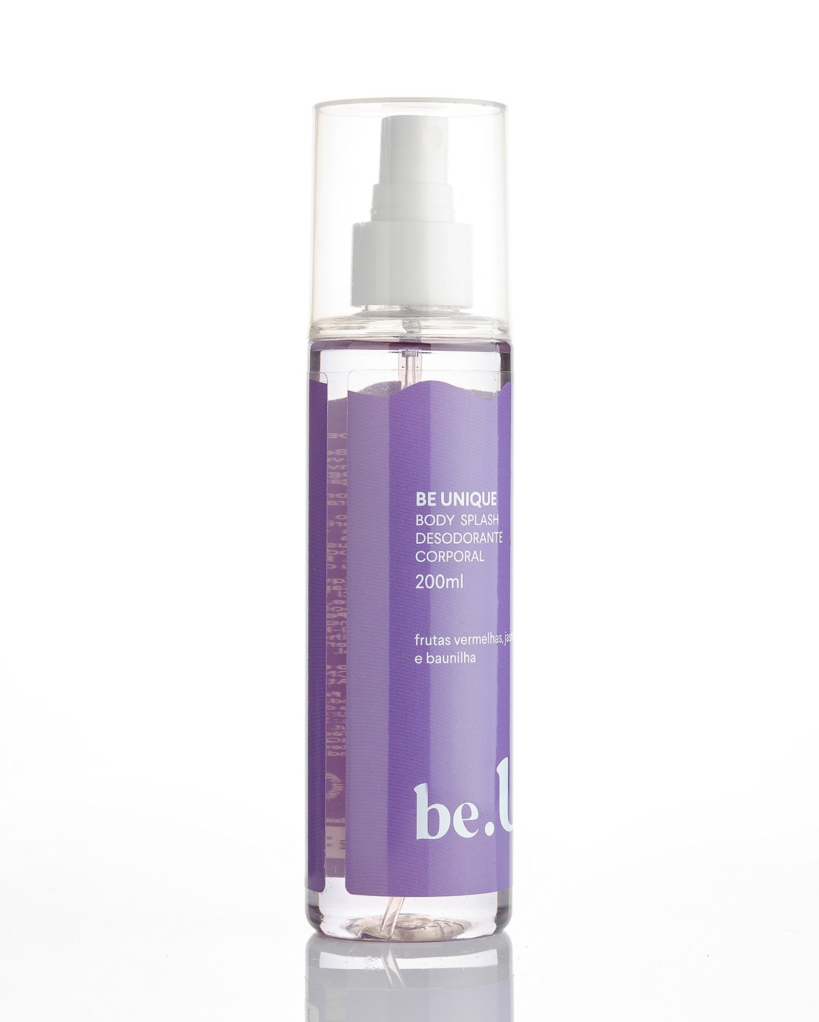 Riachuelo | Body splash desodorante corporal be unique 200ml roxo | be.U