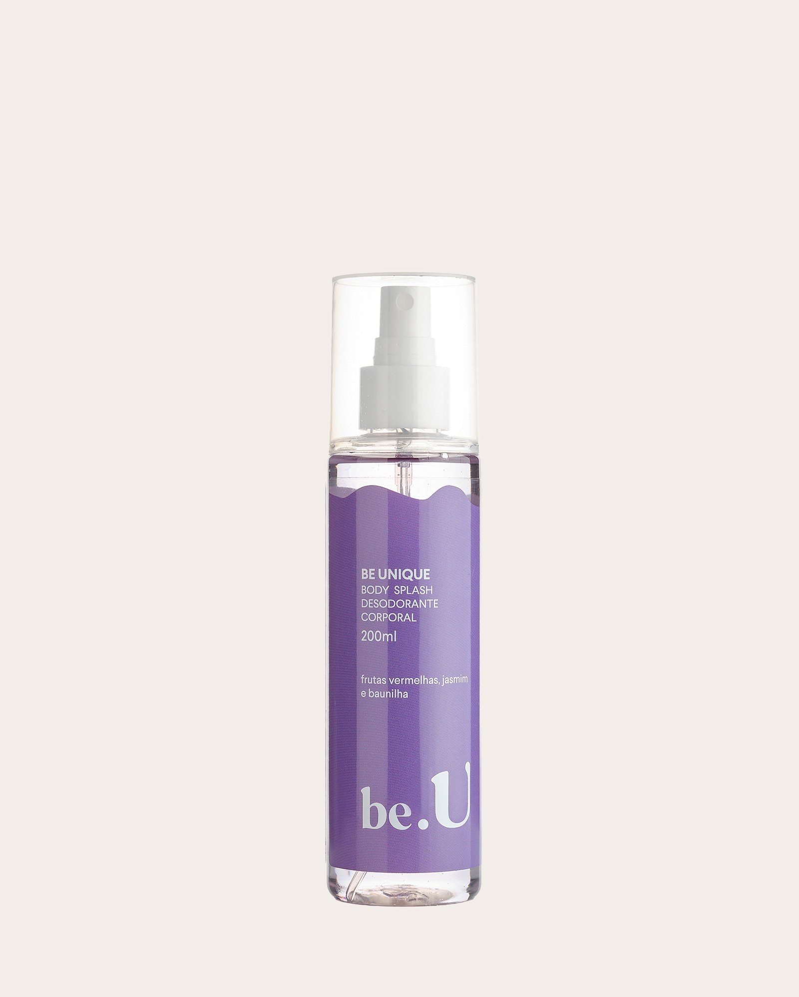 Riachuelo | Body splash desodorante corporal be unique 200ml roxo | be.U