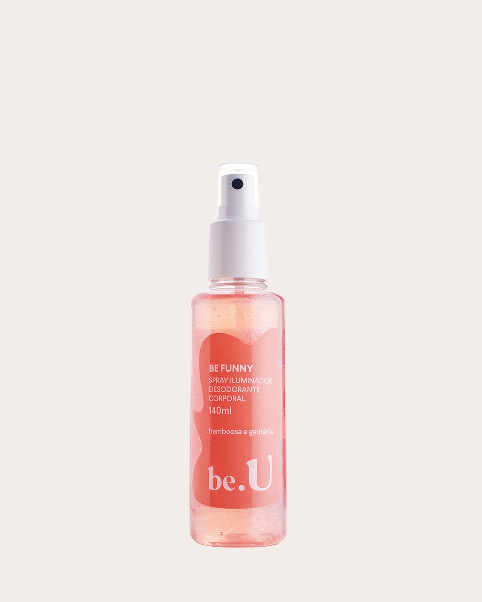 Body splash iluminador be funny 140ml laranja | be.U