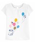 Camiseta infantil de balões branca | Carter's
