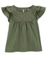 Blusa infantil gola com laise verde | Carter's