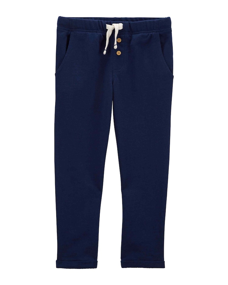 Riachuelo Calça jeans bebê com amarração azul Carter's