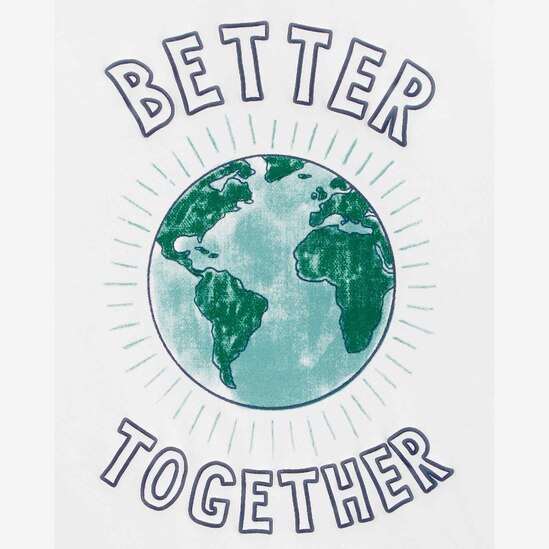 Camiseta infantil better together branca | Carter's