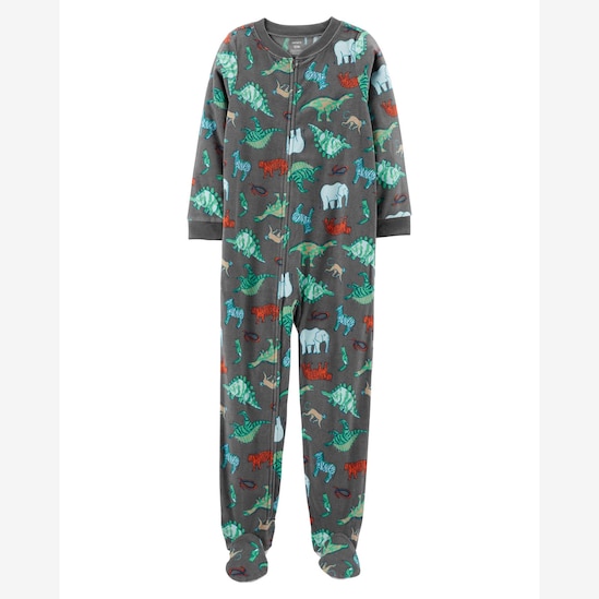 Macacão pijama infantil dinossauro cinza | Carter's