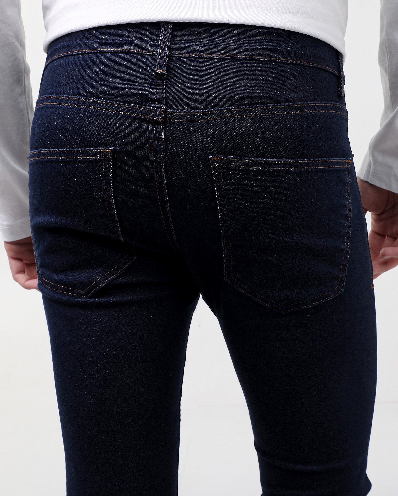 Calça jeans masculina super skinny com passantes - Jeans Médio | Pool Jeans — foto 7