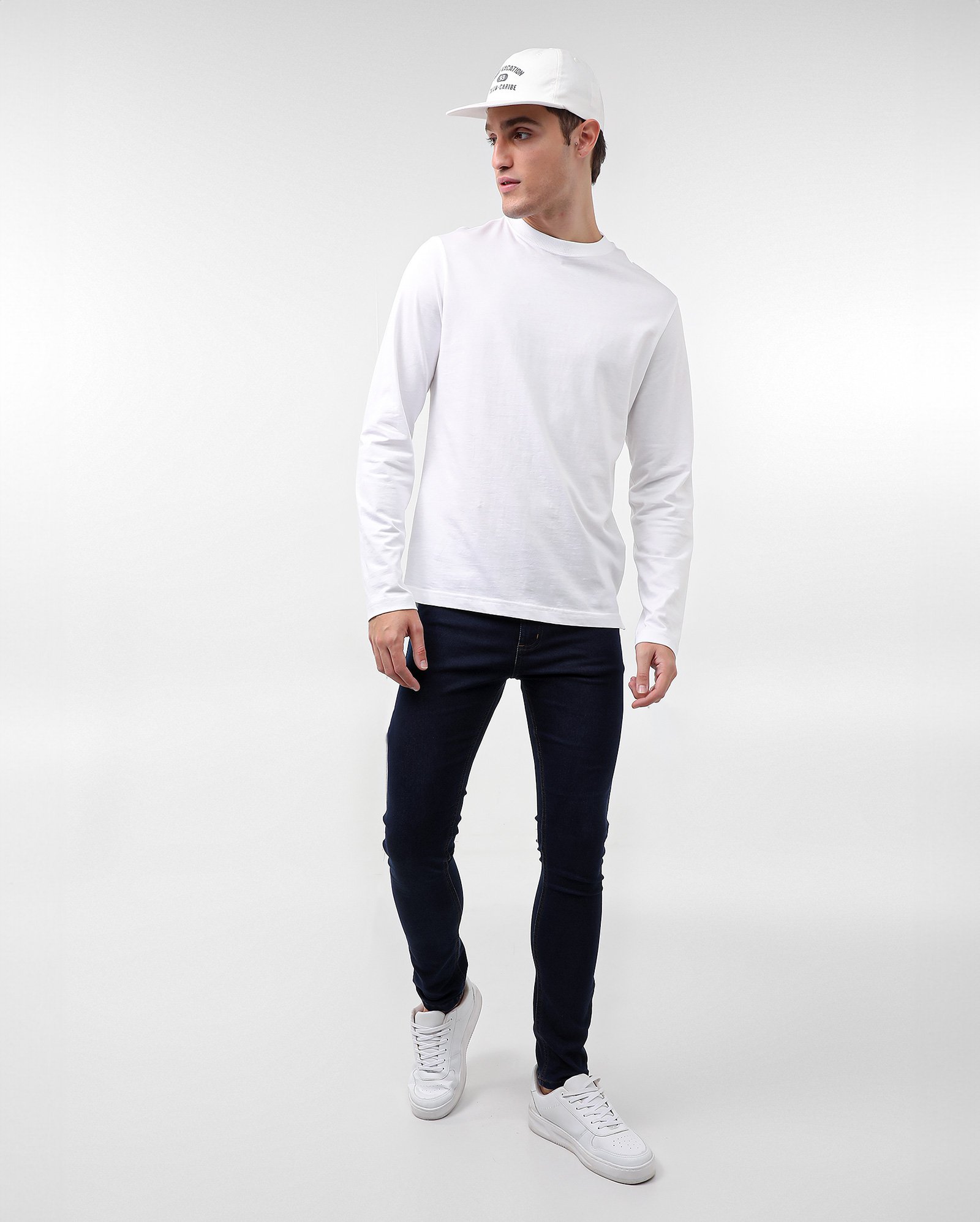 Calça jeans masculina super skinny com passantes - Jeans Médio | Pool Jeans — foto 3
