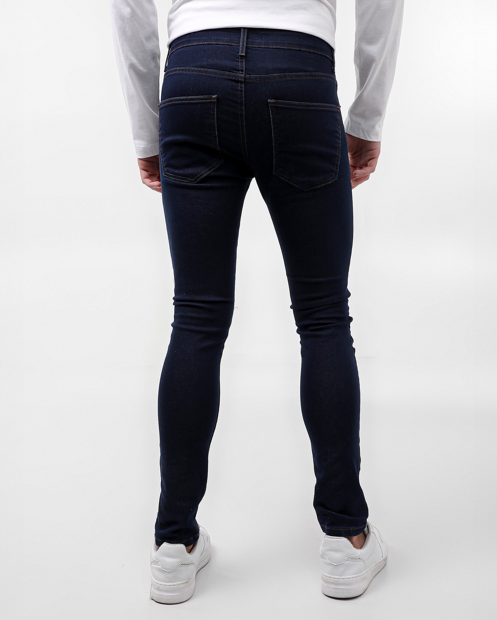 Calça jeans masculina super skinny com passantes - Jeans Médio | Pool Jeans — foto 5