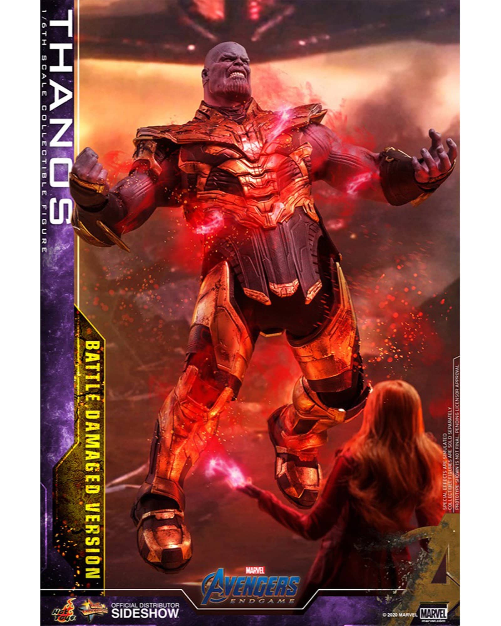 Riachuelo | Figura Thanos (Battle Damaged Version) 1/6 Avengers
