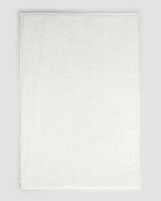 Tapete de banheiro Chenille branco | Casa Riachuelo