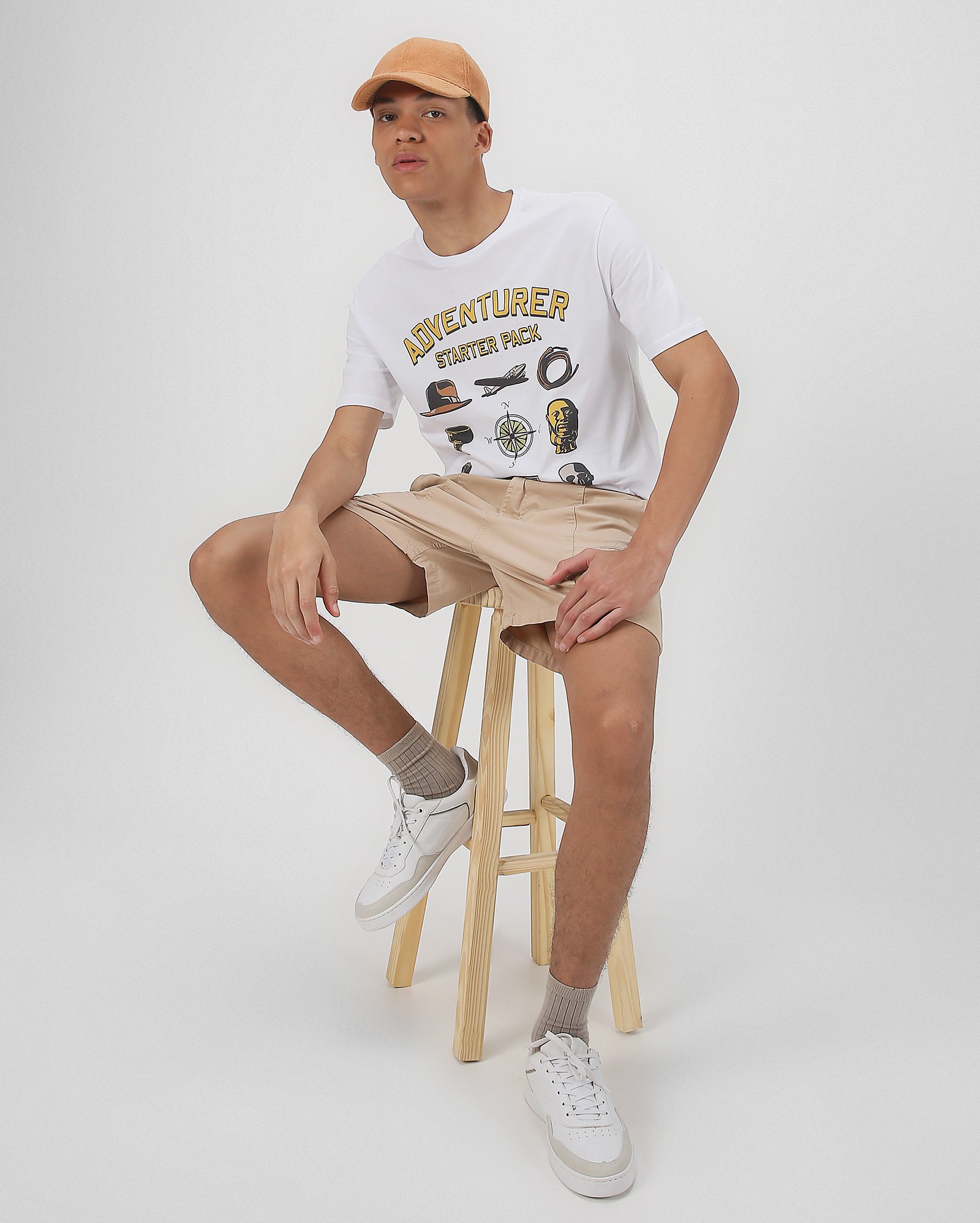 Camiseta masculina Disney Indiana Jones branca | FANLAB — foto 3