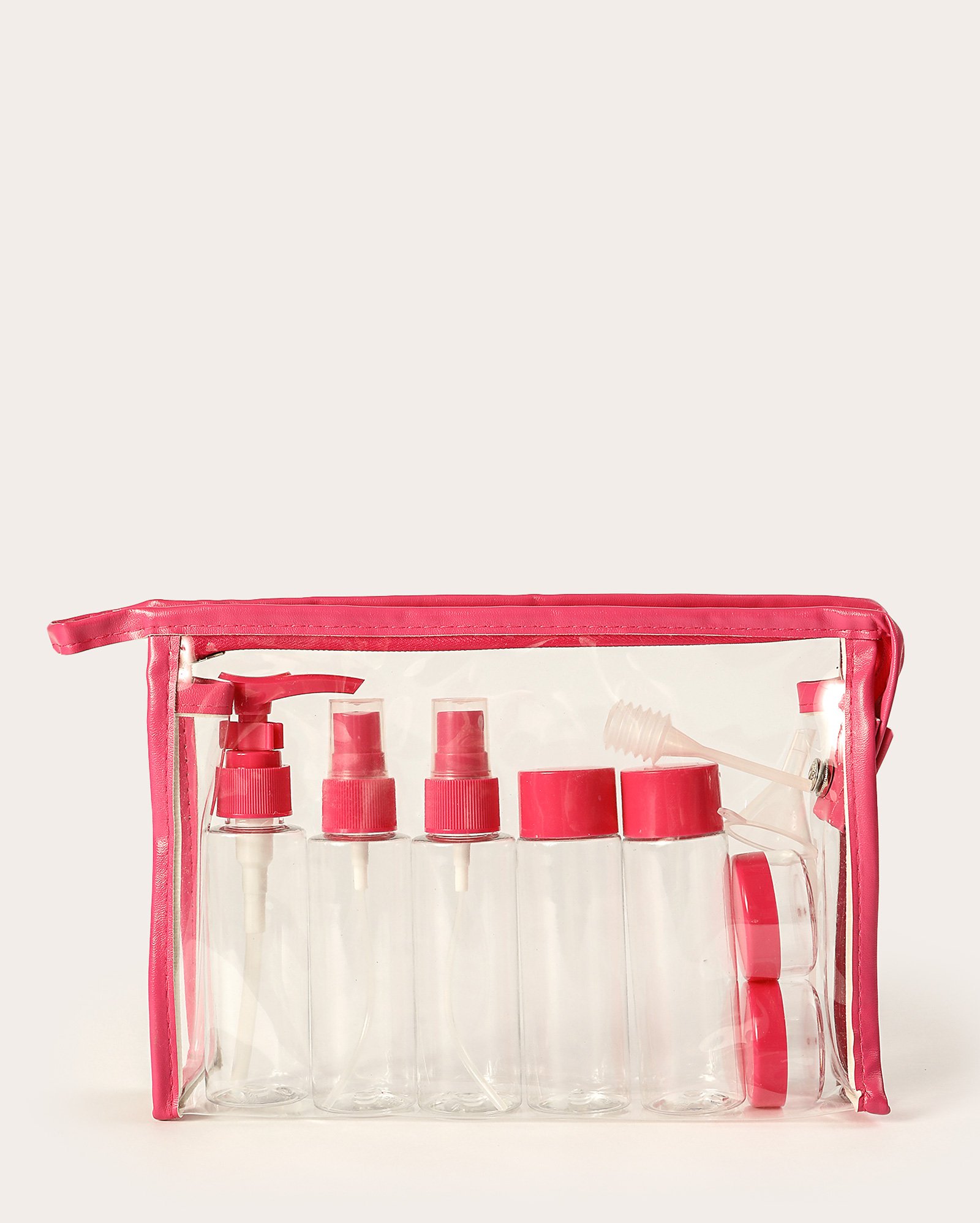 Kit frascos para viagem 10 peças rosa | Accessori by Riachuelo