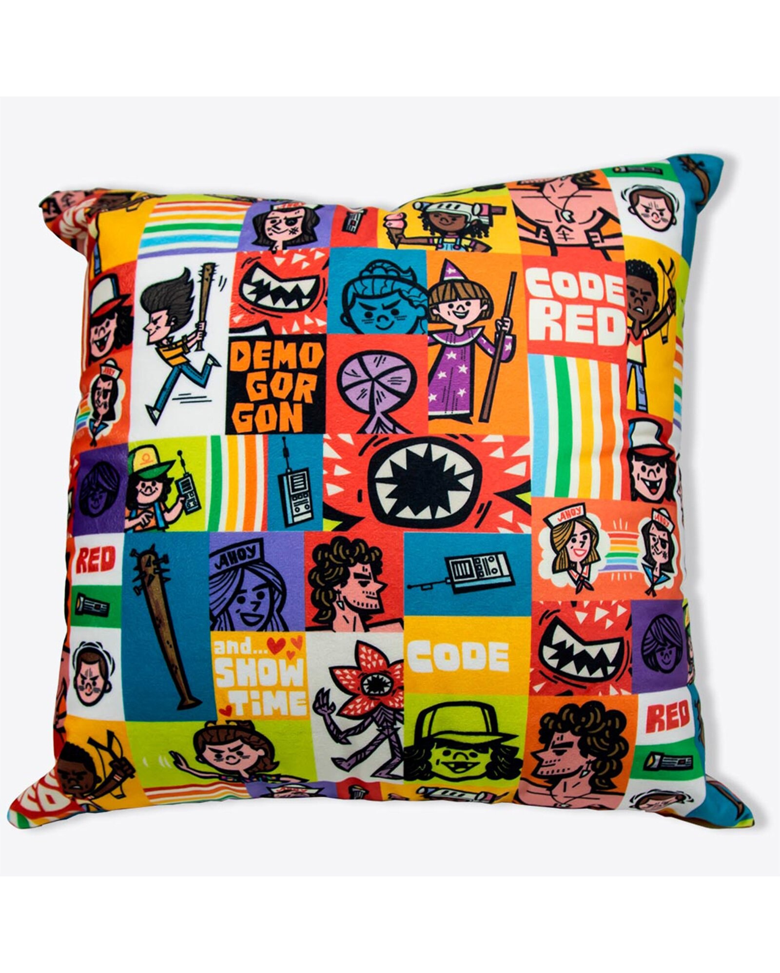Strangerfit Pattern Riachuelo | Almofada Stranger Things pattern multicor | Netflix