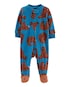 Macacão pijama bebê de fleece ursinhos azul | Carter's