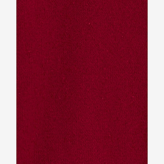 Cardigan infantil tricot com babados vermelho | Carter's