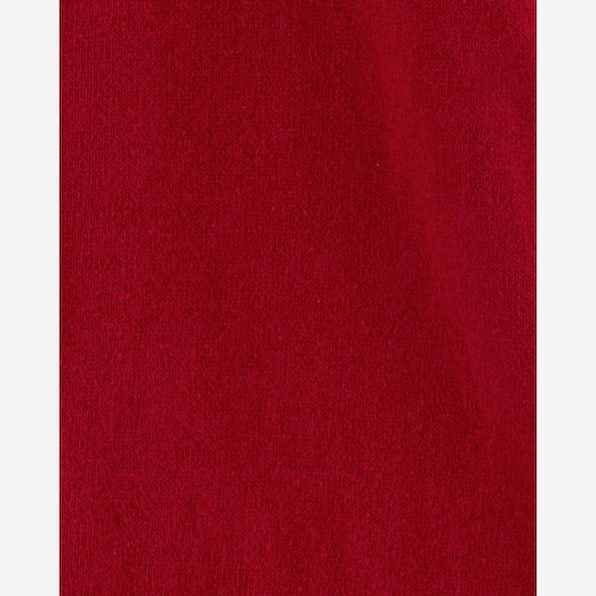 Cardigan infantil tricot babados vermelho | Carter's
