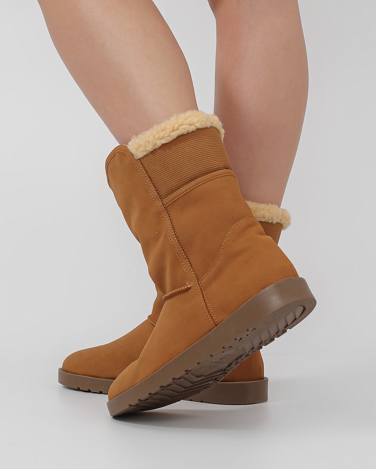 Botinha Feminina Bota Com Pelo Feminina Bota Neve Feminina Botas