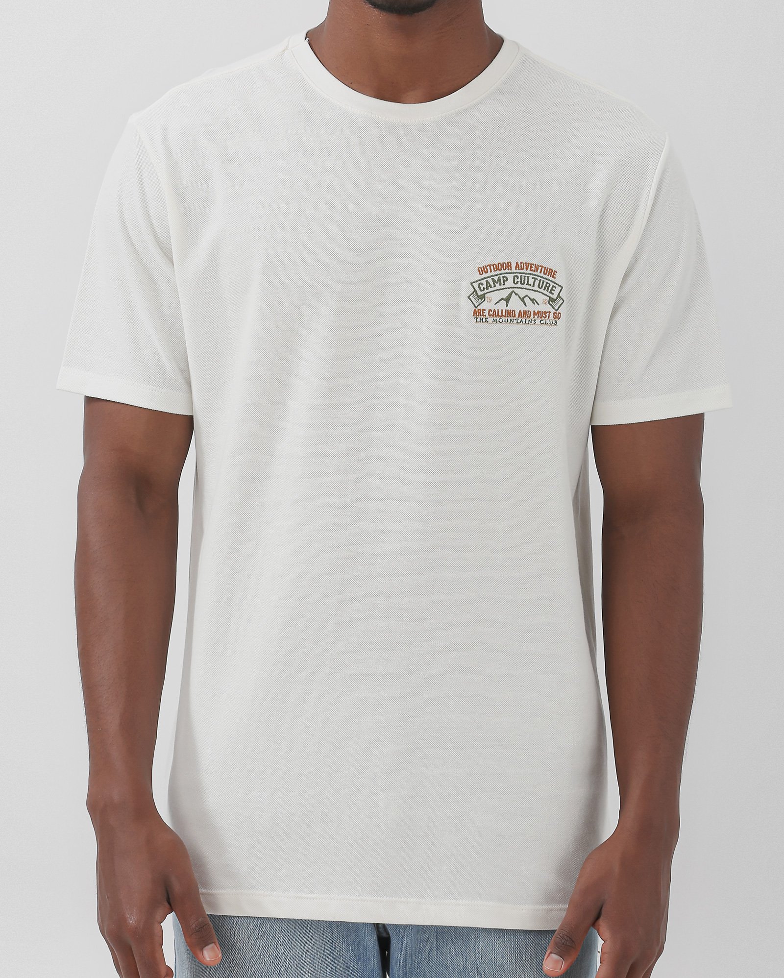 Riachuelo | Camiseta masculina camp culture branca