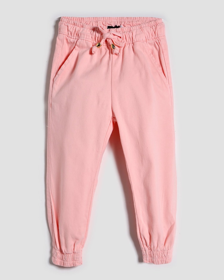 Calça Sarja CalÃ§a Jogger Feminina Rosa Riachuelo Calça Sarja