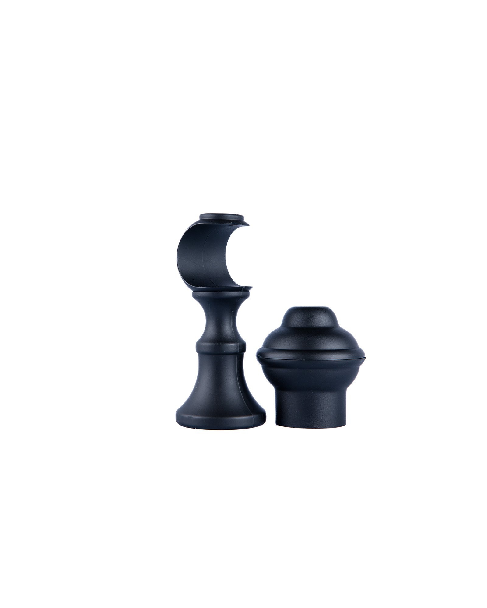 Varão de cortina de metal com peças 28mm x 3m - Preto | Casa Riachuelo