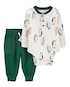 Conjunto longo bebê 2 peças pinguim multicor | Carter's