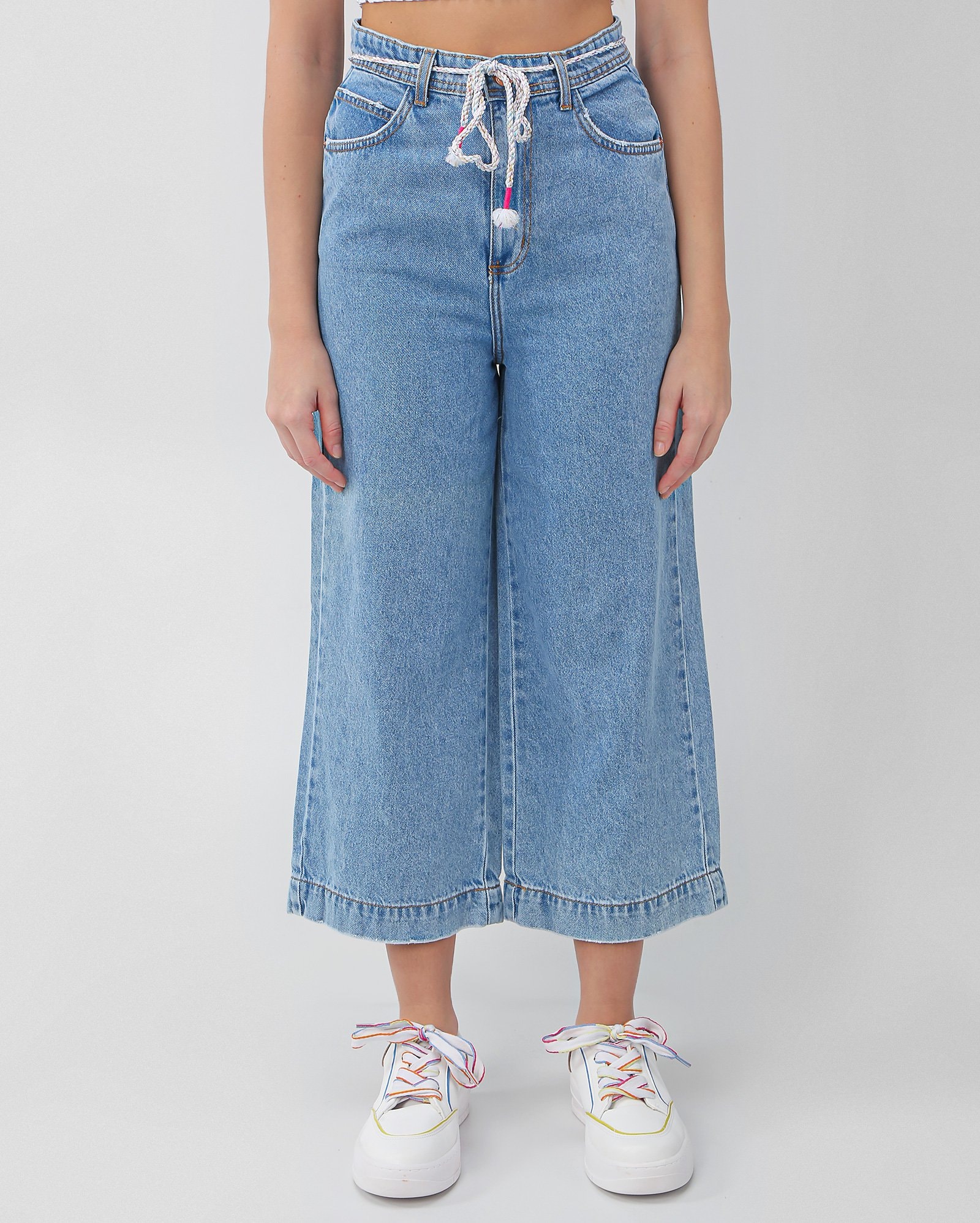 Calça Branca Calca Pantacourt C&a Pantalona CalÃ§a Branca - Main Image