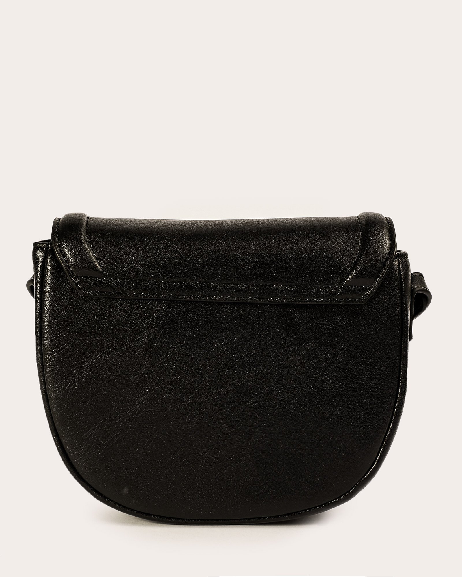 Bolsa tiracolo de poliuretano - Preto | Accessori by Riachuelo