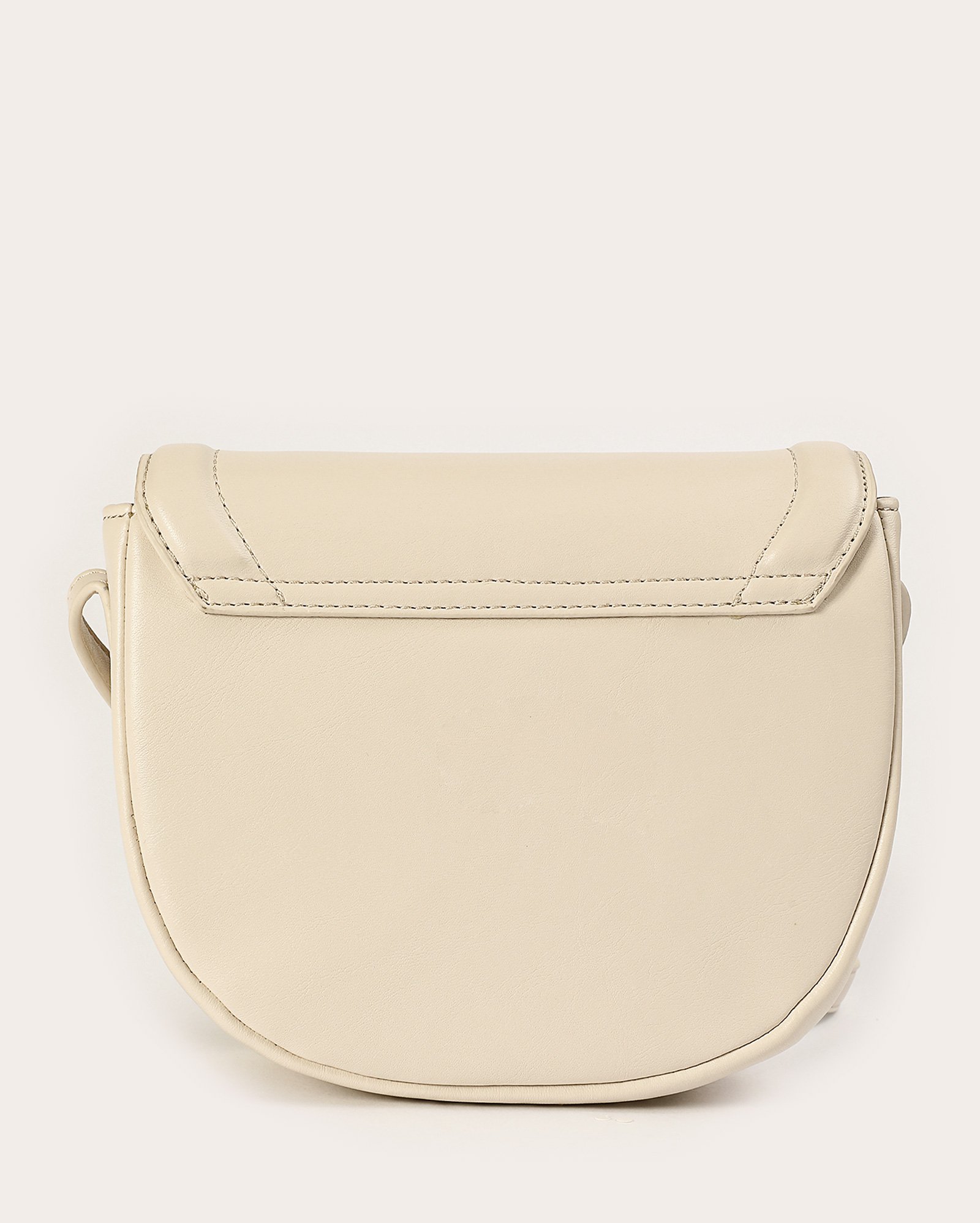 Bolsa tiracolo de poliuretano - Off-white | Accessori by Riachuelo